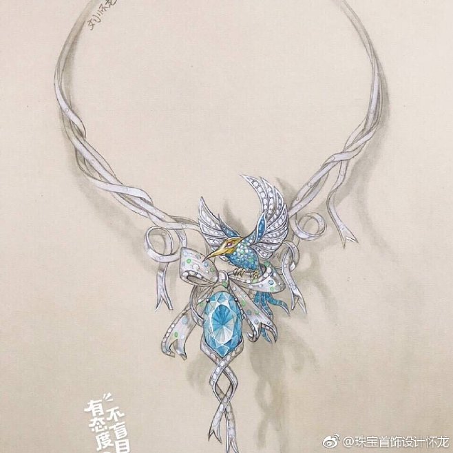 商業(yè)珠寶設(shè)計(jì)師的手繪日常 從靈感到高級(jí)手稿的創(chuàng)作之旅